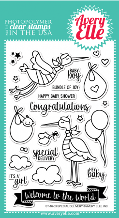 AE Special Delivery Clear Stamps