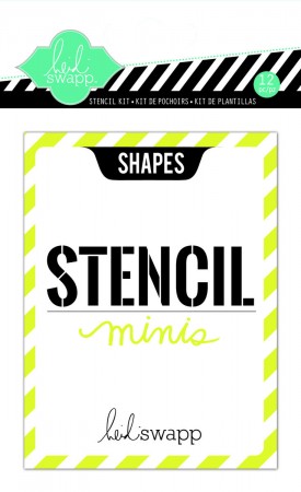 AC Heidi Swapp Stencil Minis Kit 3"x4"