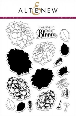 ATN Dahlia Blossoms Stamp Set