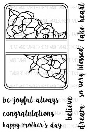 NT Gardenia Blooms Journaling Card