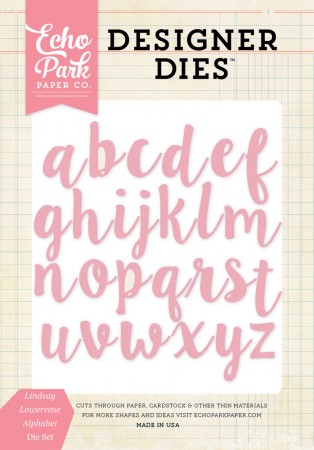 EP Lindsay Lowercase Alphabet Die Set