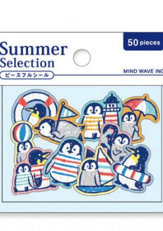 Penguin sticker Summer Selection