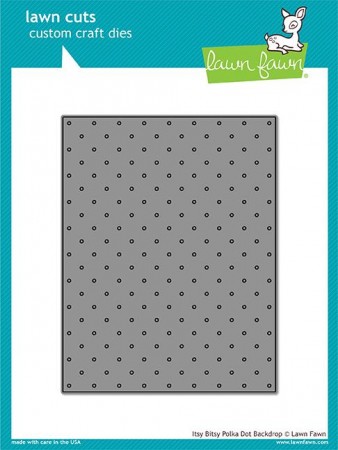 LF itsy bitsy polka dot backdrop - lawn cuts