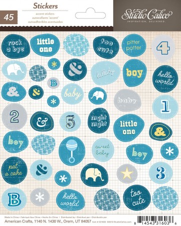 AC Story Time Sticker Sheet - Baby Boy