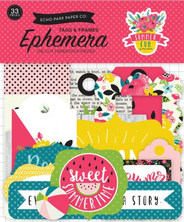 EP Summer Fun Frames & Tags Ephemera