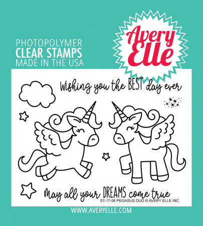 AE Pegasus Duo Clear Stamps