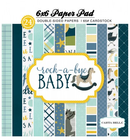 EP Rock-a-Bye Baby Boy 6x6 Paper Pad