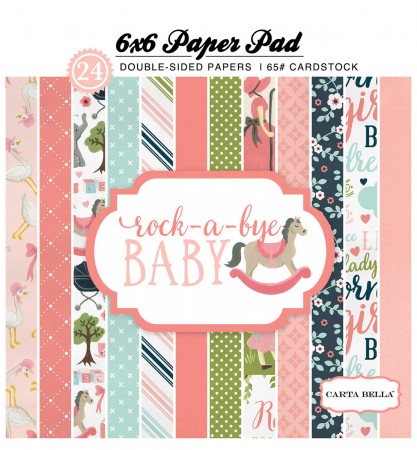 EP Rock-a-Bye Baby Girl 6x6 Paper Pad