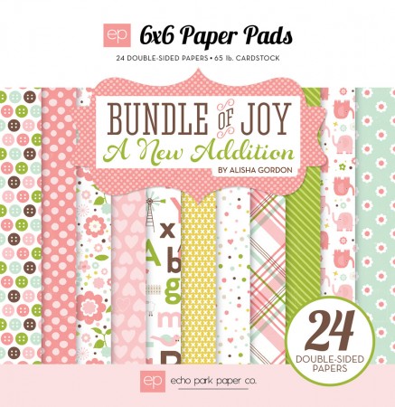 EP Bundle of Joy Girl A New Addition 6x6 Paper Pad