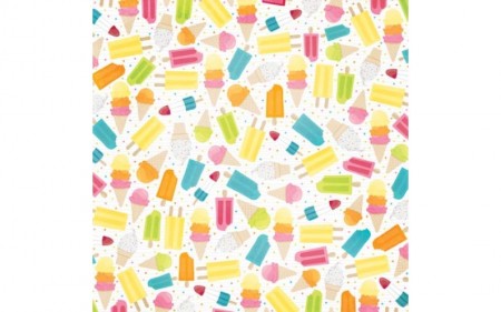 BB Lemonade Stand Cream Pop 12x12 Paper