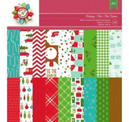 AC Single-Sided Paper Pad 6"x6" 36/PKG - Be Merry