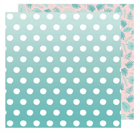 AC Happy Place Double-Sided Cardstock 12"x12" - Bermuda