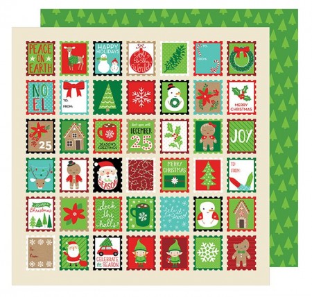 AC All Wrapped Up Patterned Paper 12"x12" - Holiday Greetings
