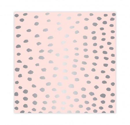 AC Seven Paper Goldie Foil On Cardstock 12"x12" - Dots