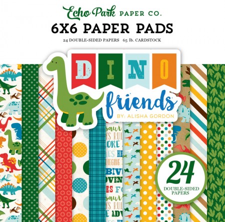 EP Dino Friends 6x6 Paper Pad