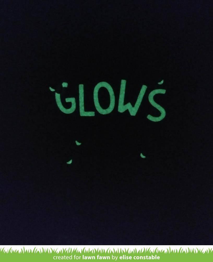 2-Pack Lawn Fawn Embossing Powder LF1577 Glow-in-The-Dark