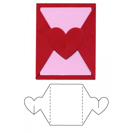 AC LC Template Die Mini Valentine