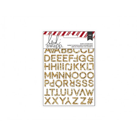 AC Stickers - hs - oh what fun - glitter - alpha book (192 piece)