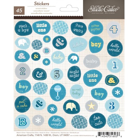 AC Story Time Sticker Sheet - Baby Boy