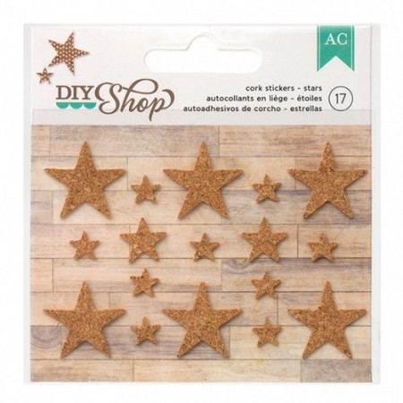 AC Diy shop - stars cork stickers