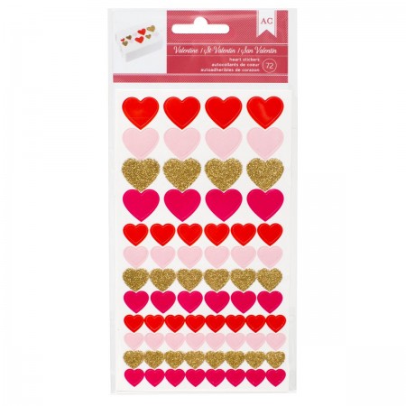 AC Valentine Heart Stickers