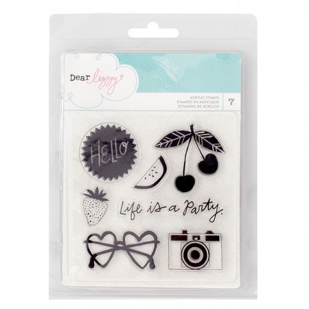 AC Happy Place Acrylic Stamp 7/PKG