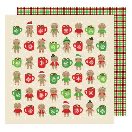 AC All Wrapped Up Patterned Paper 12"x12" - Hot Cocoa