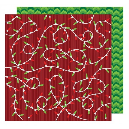 AC All Wrapped Up Patterned Paper 12"x12" - Merry and Bright