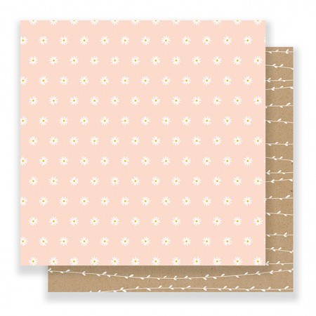 AC Spring Fling Double-Sided Cardstock 12"x12" - Scattered Daisies