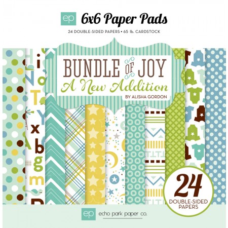 EP Bundle of Joy Boy A New Addition 6x6 Paper Pad
