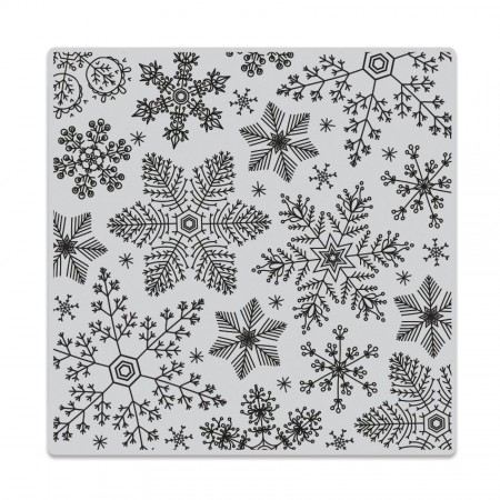 HR Hand Drawn Snowflakes Bold Prints                           