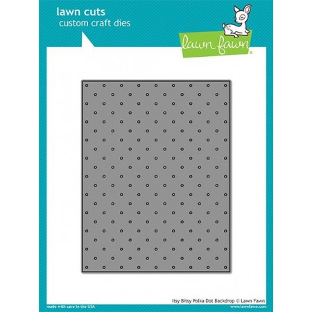 LF itsy bitsy polka dot backdrop - lawn cuts