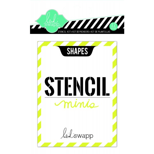 AC Heidi Swapp Stencil Minis Kit 3"x4"