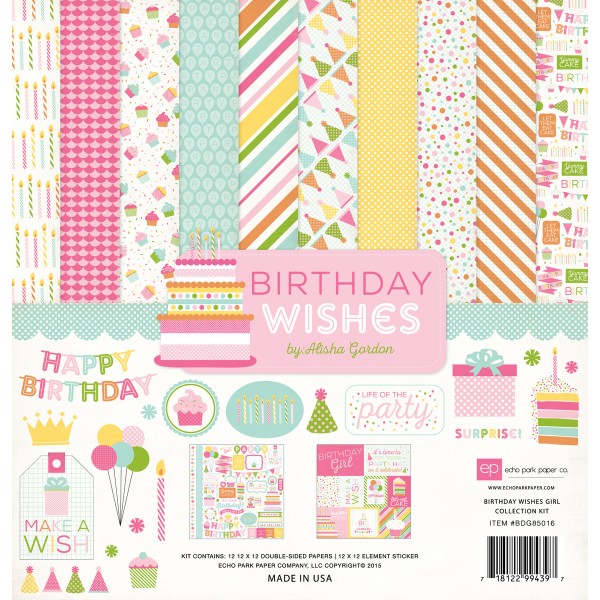 EP Birthday Wishes Girl Collection Kit