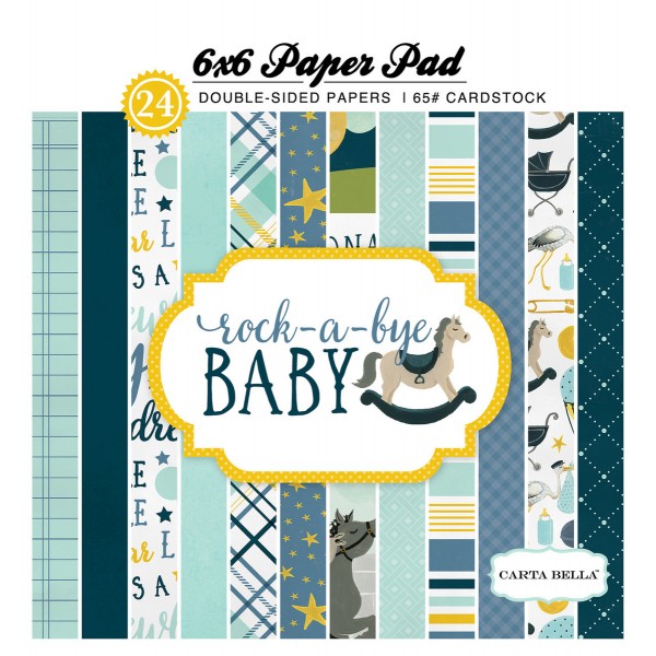 EP Rock-a-Bye Baby Boy 6x6 Paper Pad