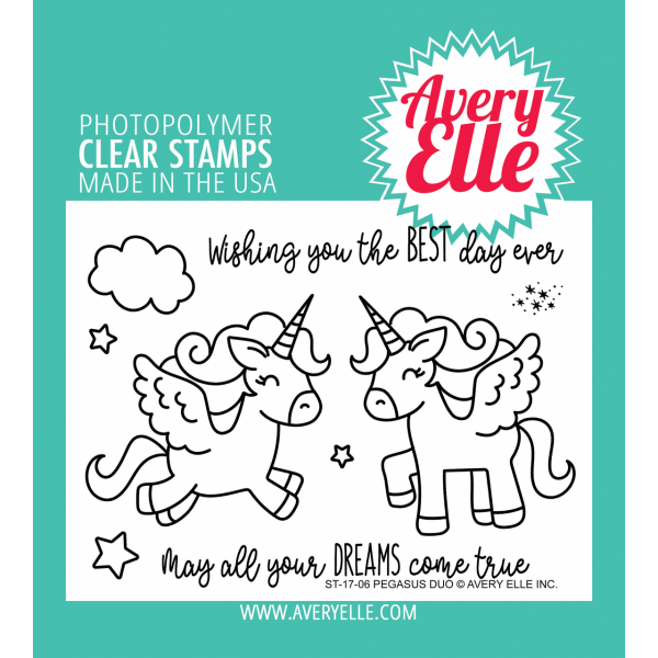 AE Pegasus Duo Clear Stamps