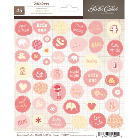 AC Story Time Sticker Sheet - Baby Girl