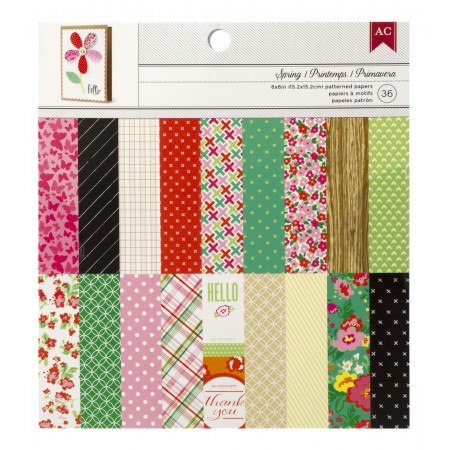 AC Paper Pad 6"x6" - Spring