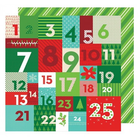 AC All Wrapped Up Patterned Paper 12"x12" - Advent