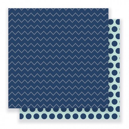 AC Everyday Double-Sided Cardstock 12"x12" - Dotted Chevron