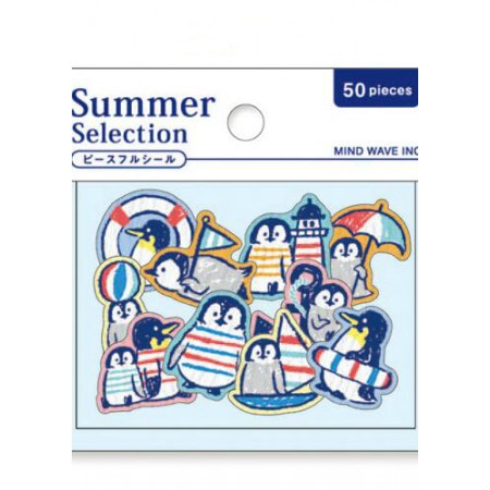 Penguin sticker Summer Selection