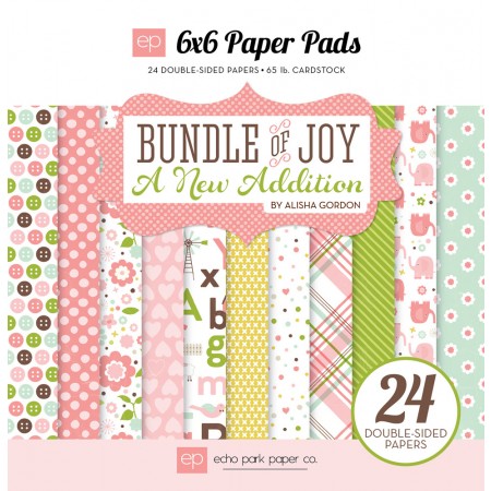 EP Bundle of Joy Girl A New Addition 6x6 Paper Pad