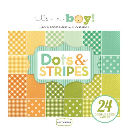 EP It's A Boy Dots & Stripes 6x6 Paper Pad