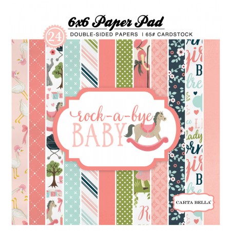 EP Rock-a-Bye Baby Girl 6x6 Paper Pad