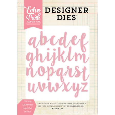 EP Lindsay Lowercase Alphabet Die Set