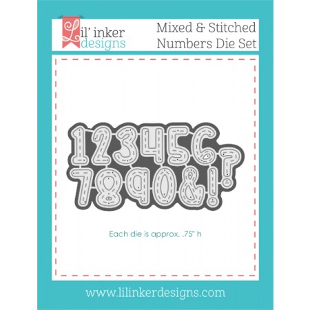 LI Mixed & Stitched Numbers Die Set