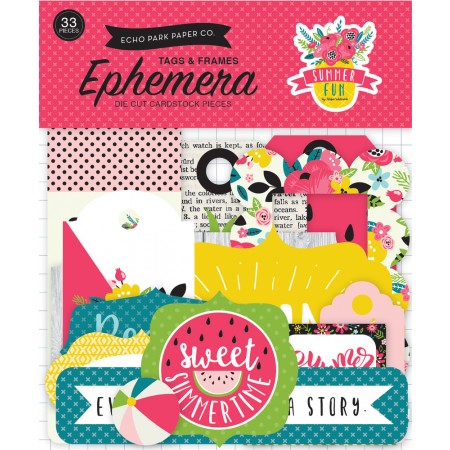 EP Summer Fun Frames & Tags Ephemera