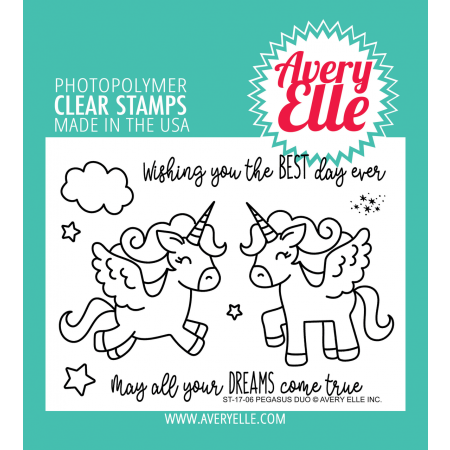 AE Pegasus Duo Clear Stamps