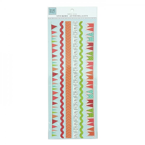 AC HG Day Fabric Stickers (Red)