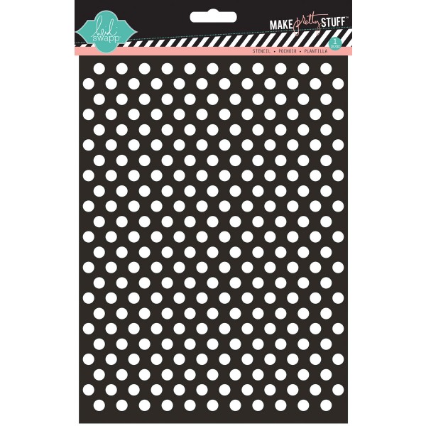 AC Heidi Swapp Stencil - Polka Dot